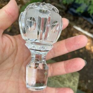 COPY - Vintage crystal Stopper for Decanter